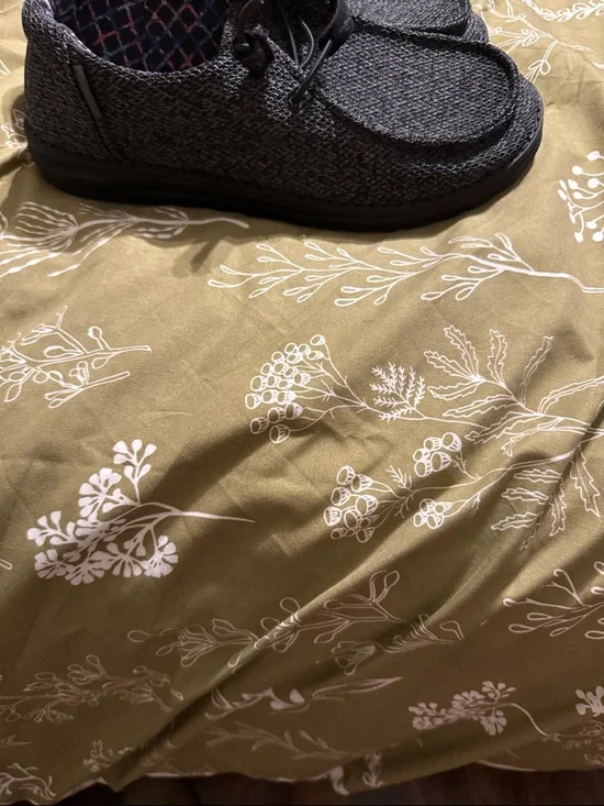 Hey Dude Charcoal Knit Slip-On Loafers - Picture 2 of 7